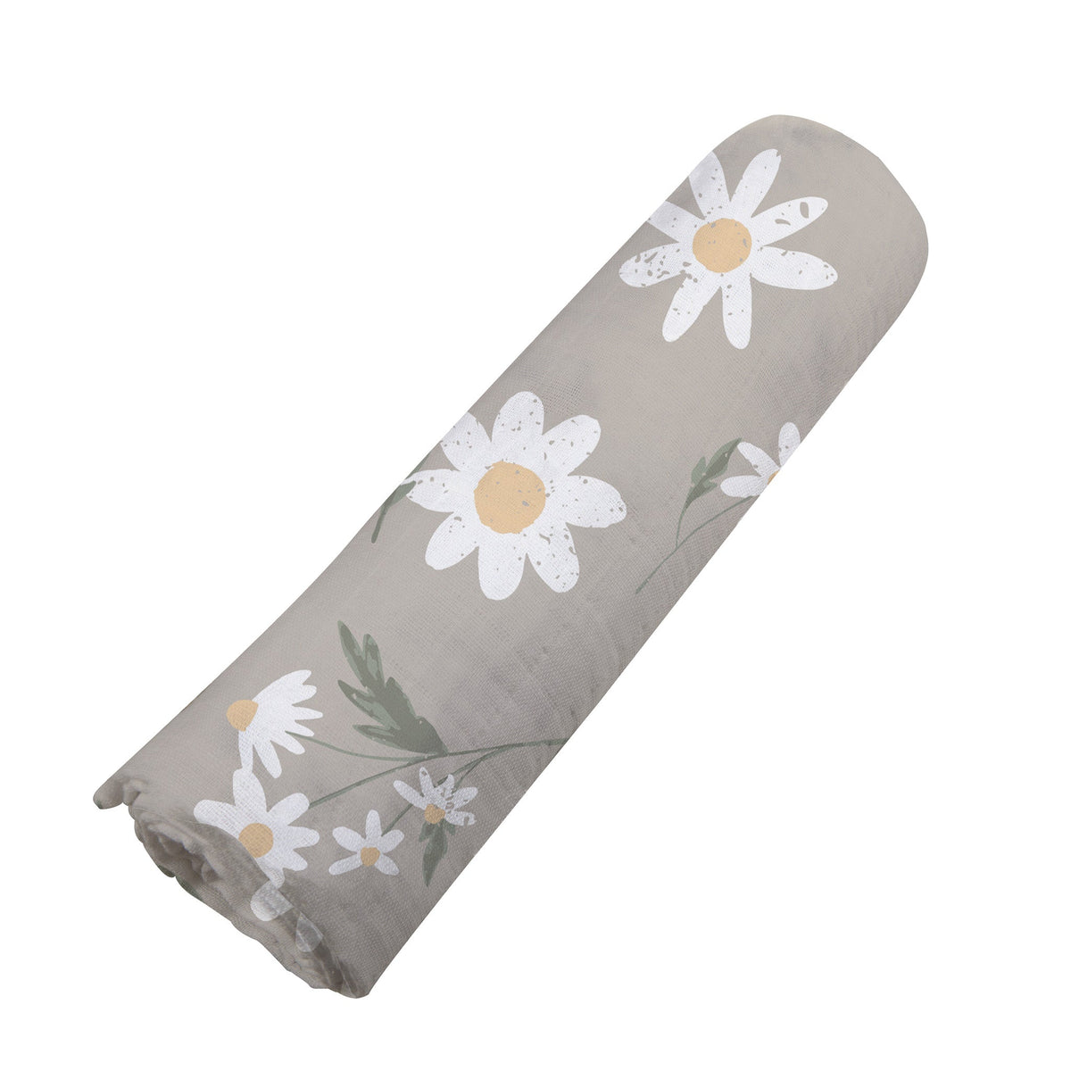 Newcastle Classics White Daisy Bamboo Swaddle