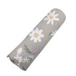 Newcastle Classics White Daisy Bamboo Swaddle