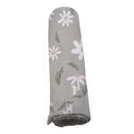 Newcastle Classics White Daisy Bamboo Swaddle - 