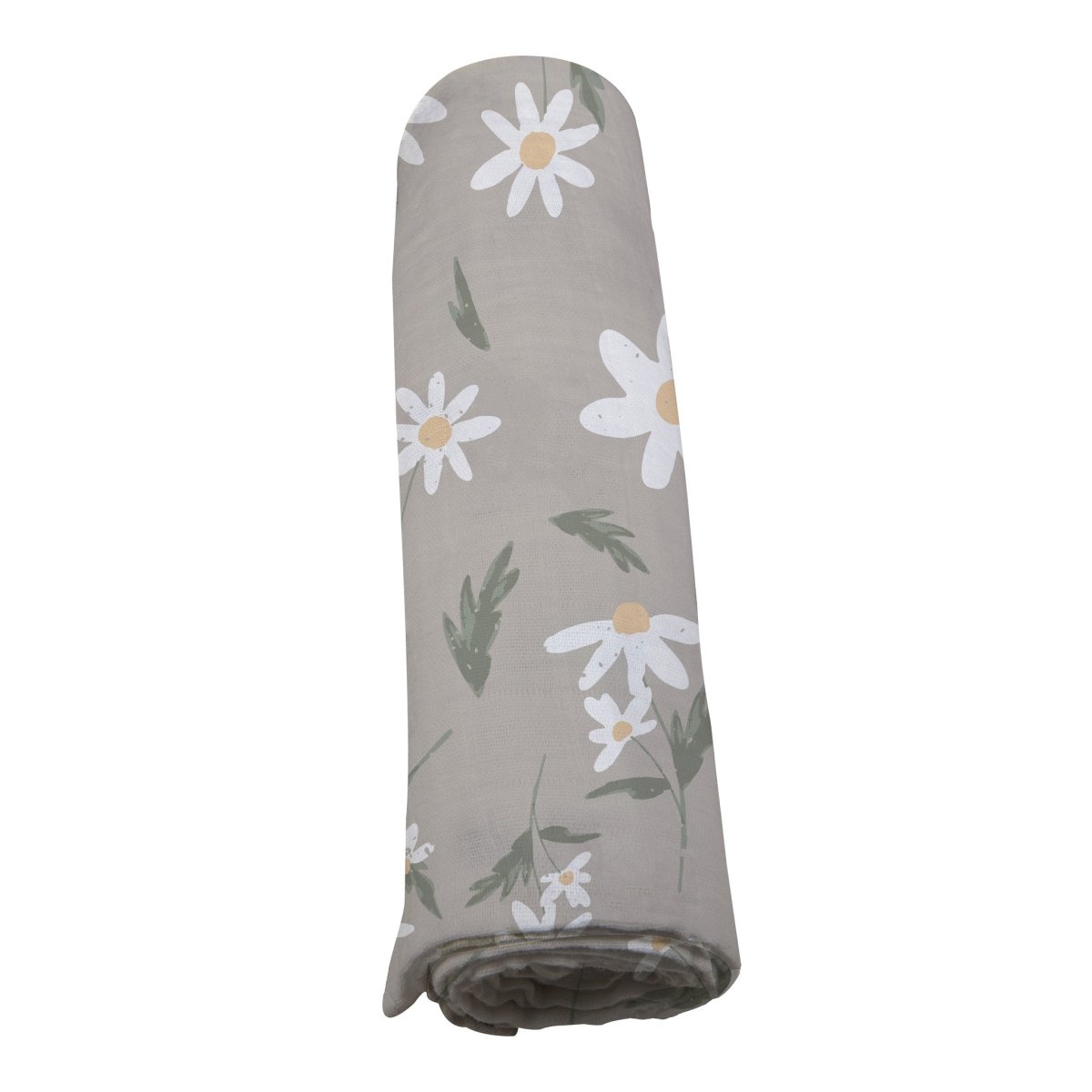 Newcastle Classics White Daisy Bamboo Swaddle - 
