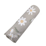 Newcastle Classics White Daisy Bamboo Swaddle - 