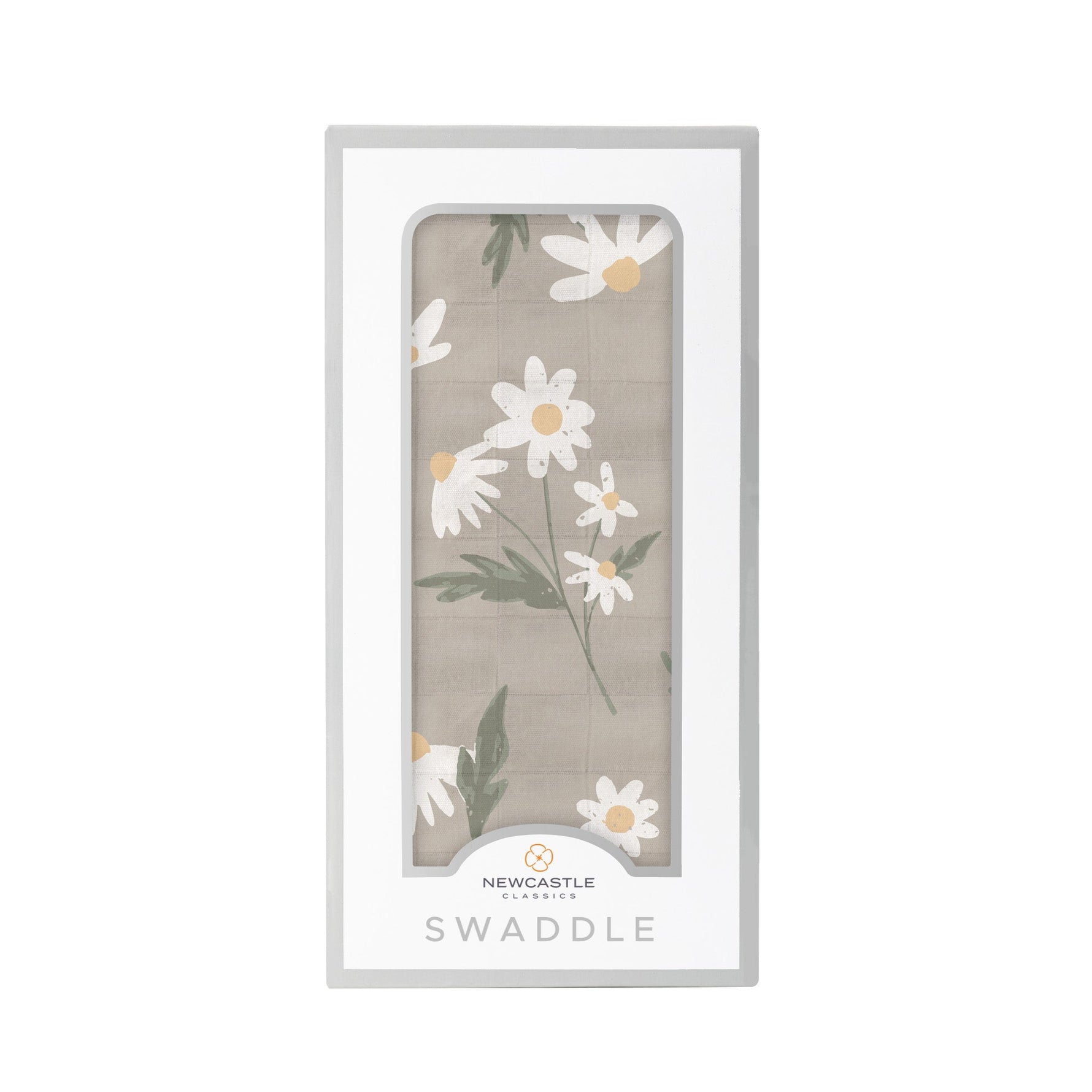 White Daisy Bamboo Swaddle - Flower, Petal, Paper Product, Floral design, Chamomile | Everetts Place