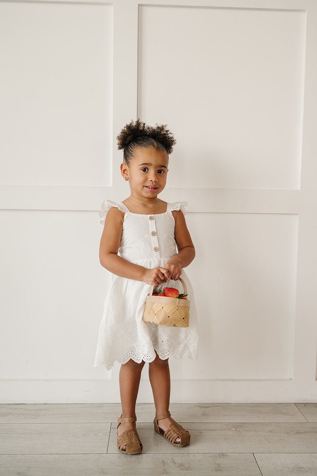 Mebie Baby White Eyelet DressEveretts Place