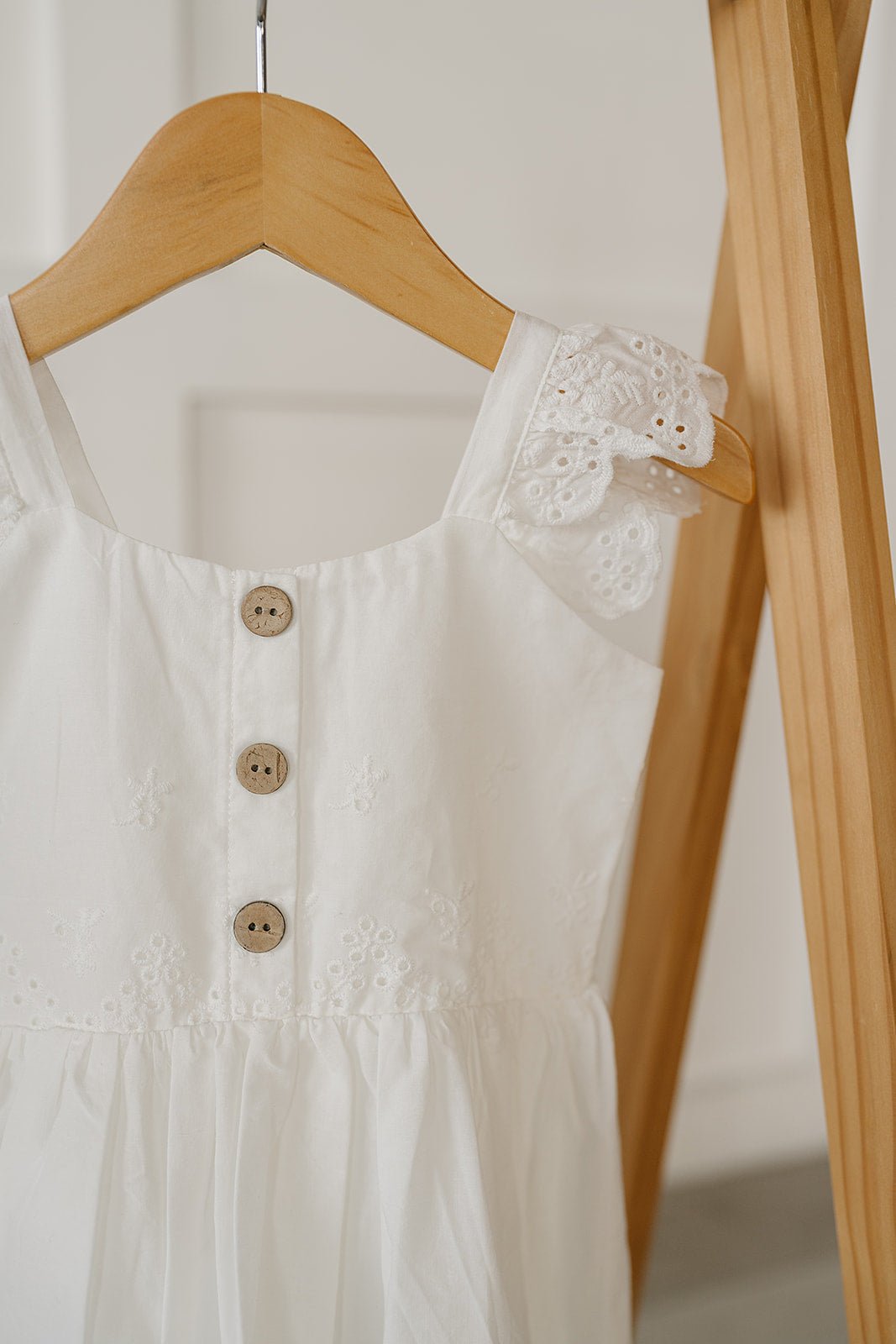 Mebie Baby White Eyelet DressEveretts Place