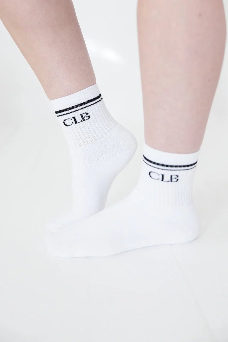 Charlie Lou Baby White Half Crew Socks Foot Soldier Mom Cushioned Comfort - Everetts Place Boutique - 