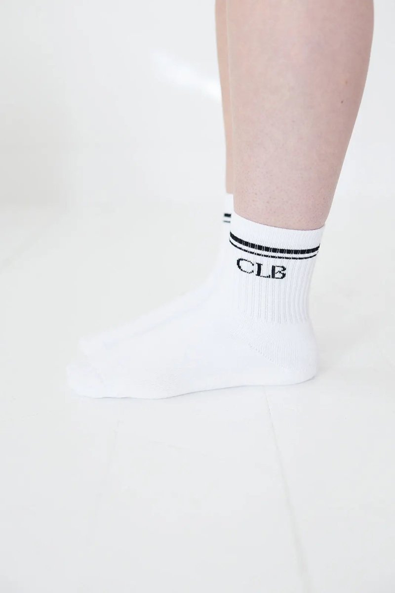 Charlie Lou Baby White Half Crew Socks Foot Soldier Mom Cushioned Comfort - Everetts Place Boutique - 