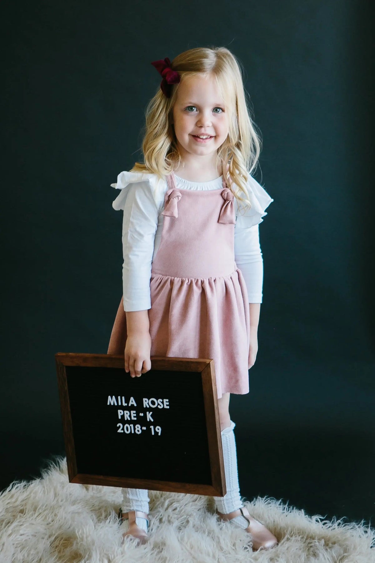 Mila & Rose ® White L/S Flutter Sleeve Leotard - 