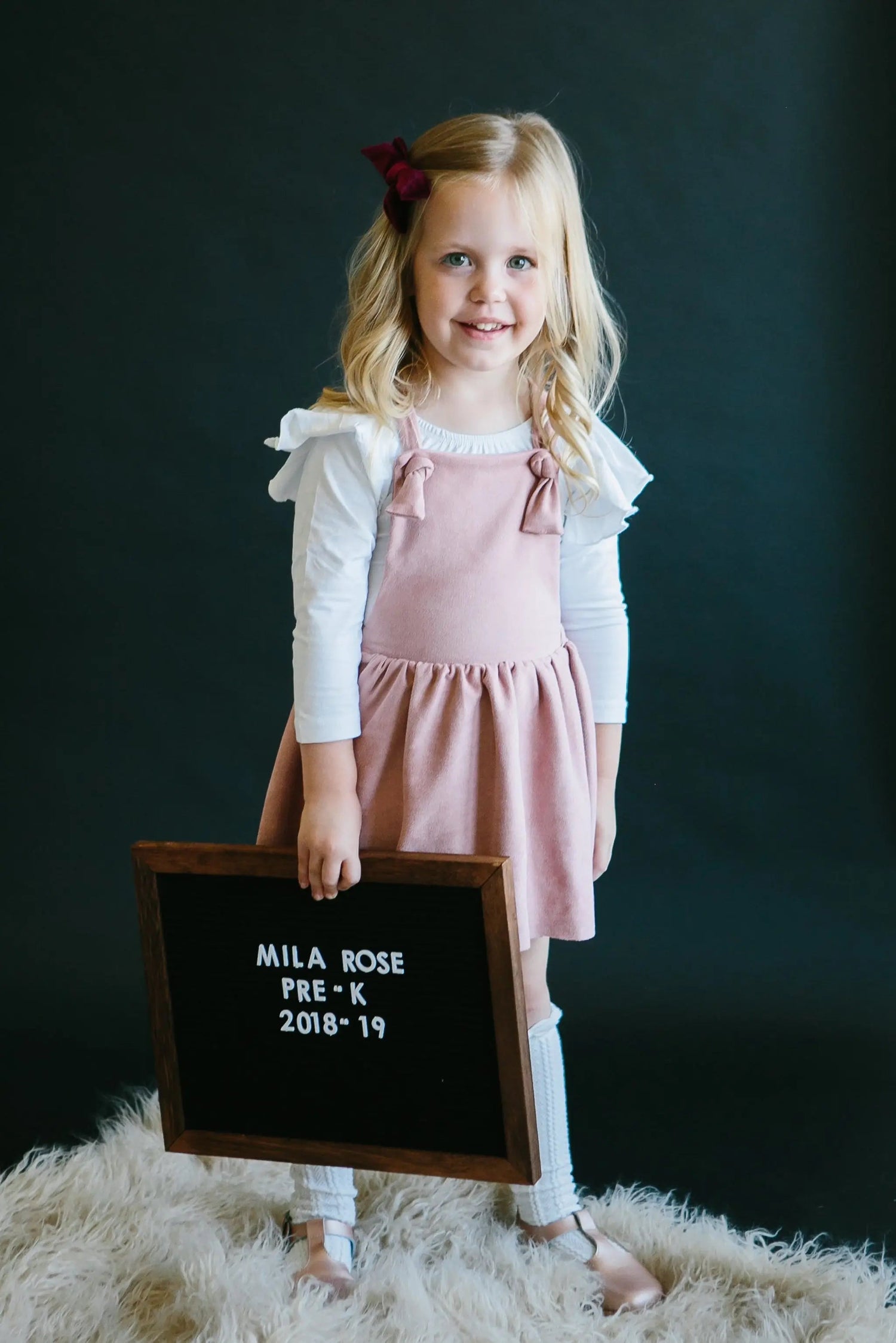 Mila & Rose ® White L/S Flutter Sleeve Leotard - 