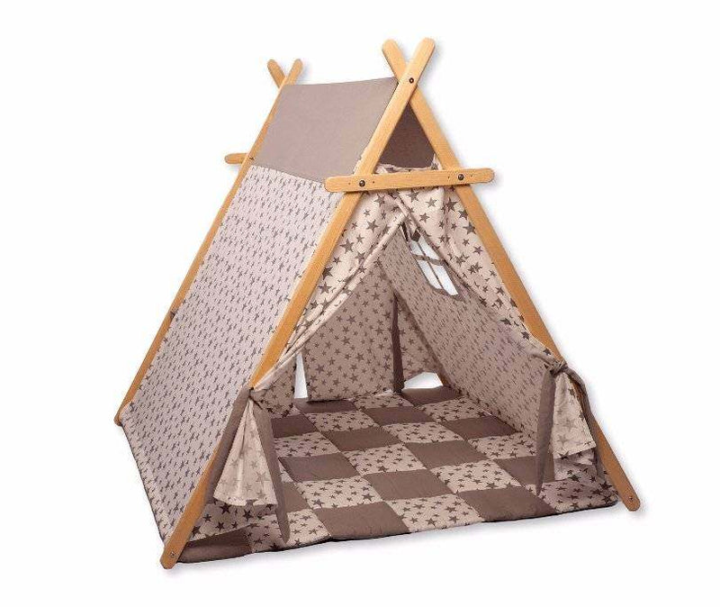 White Stars Play Tent and Play Mat - Everetts Place: Online Boutique - Furniture