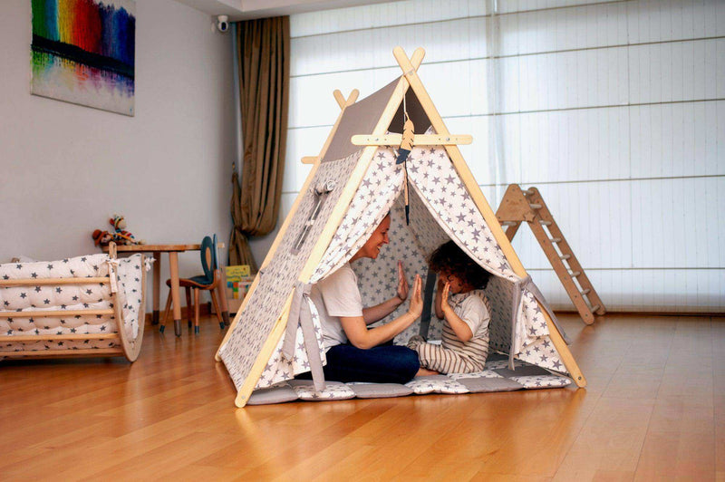 White Stars Play Tent and Play Mat - Everetts Place: Online Boutique - Furniture