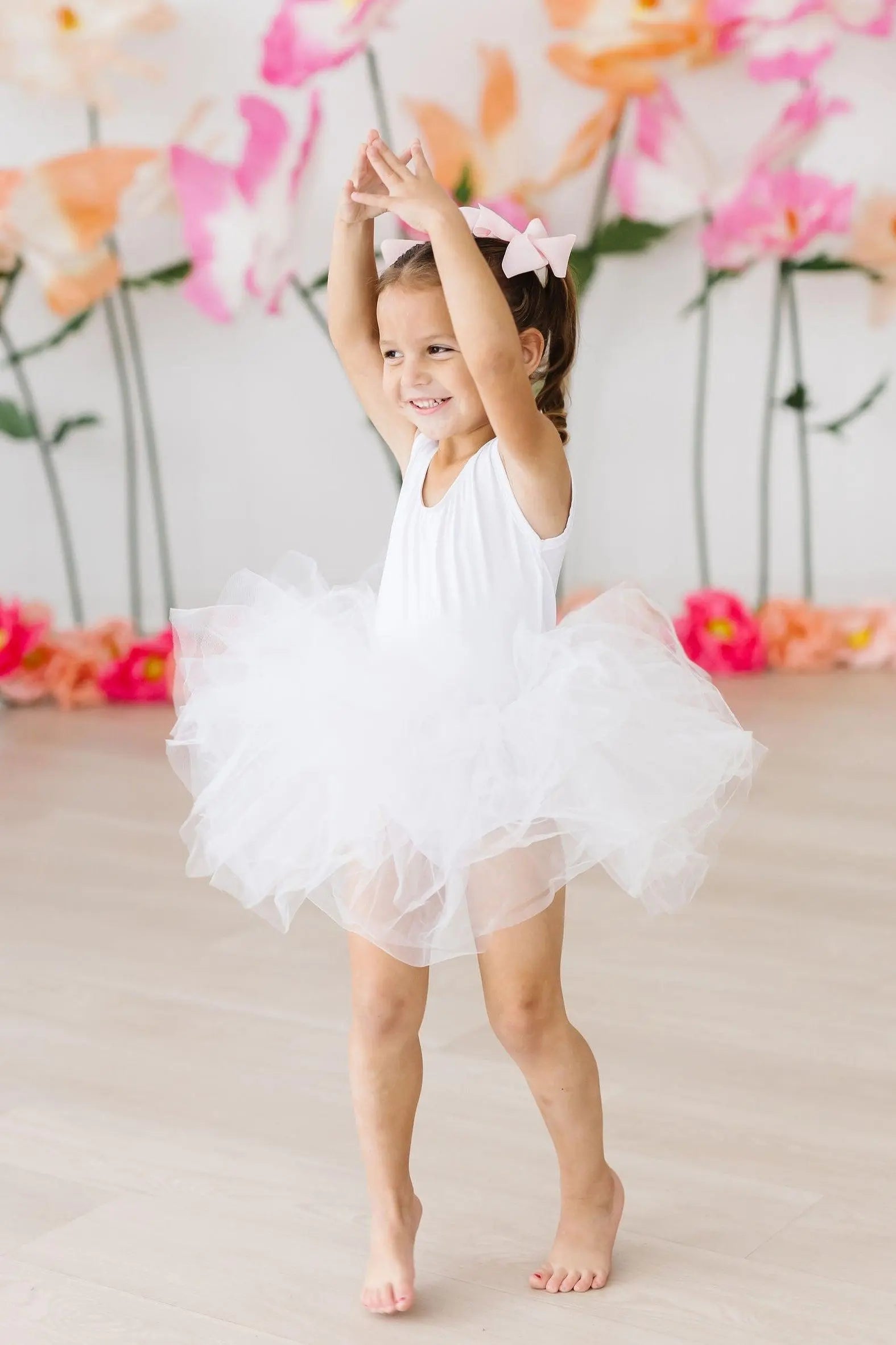 Mila & Rose ® White Tank Tutu Leotard - 