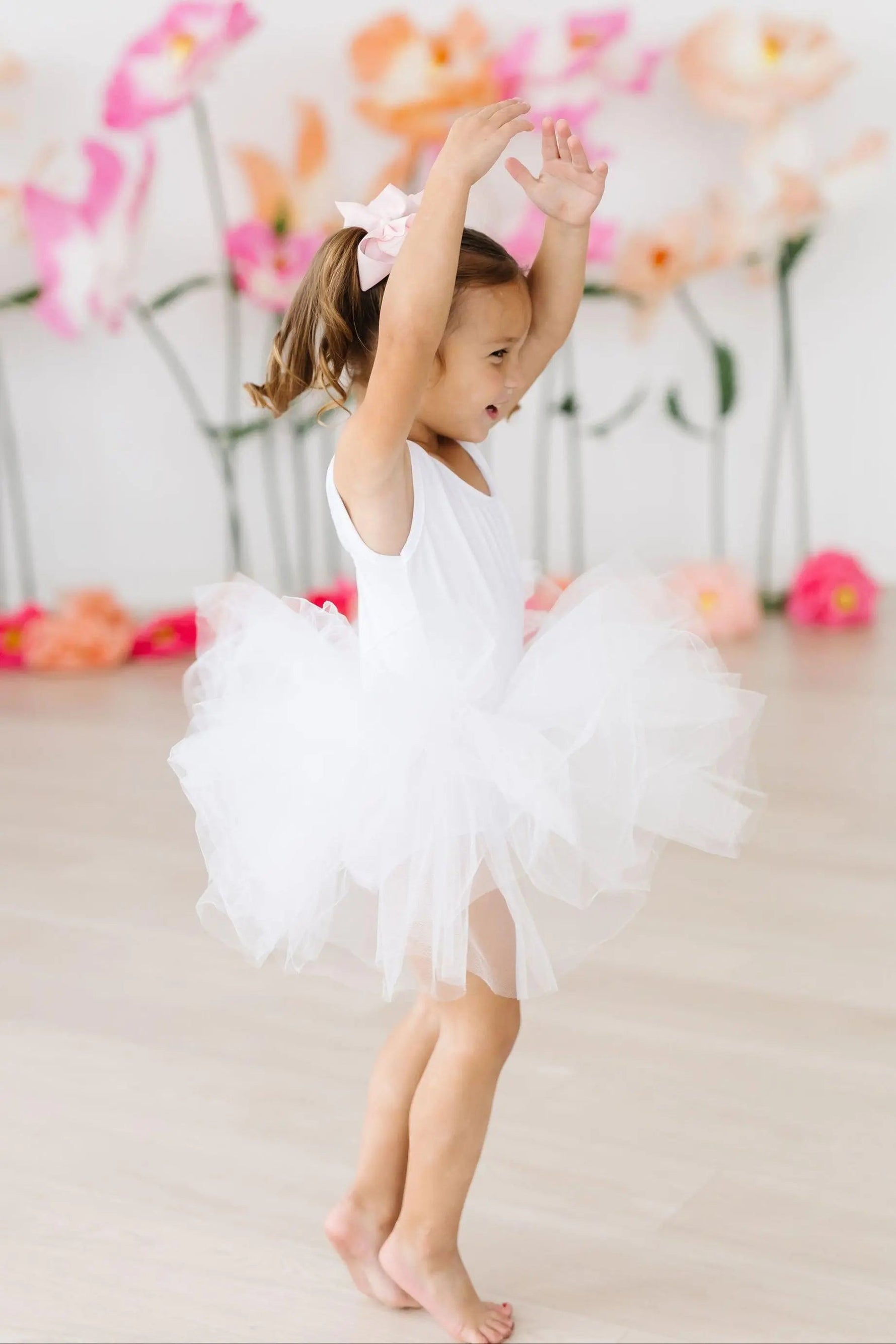 Mila & Rose ® White Tank Tutu Leotard - 