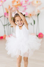 Mila & Rose ® White Tank Tutu Leotard - 
