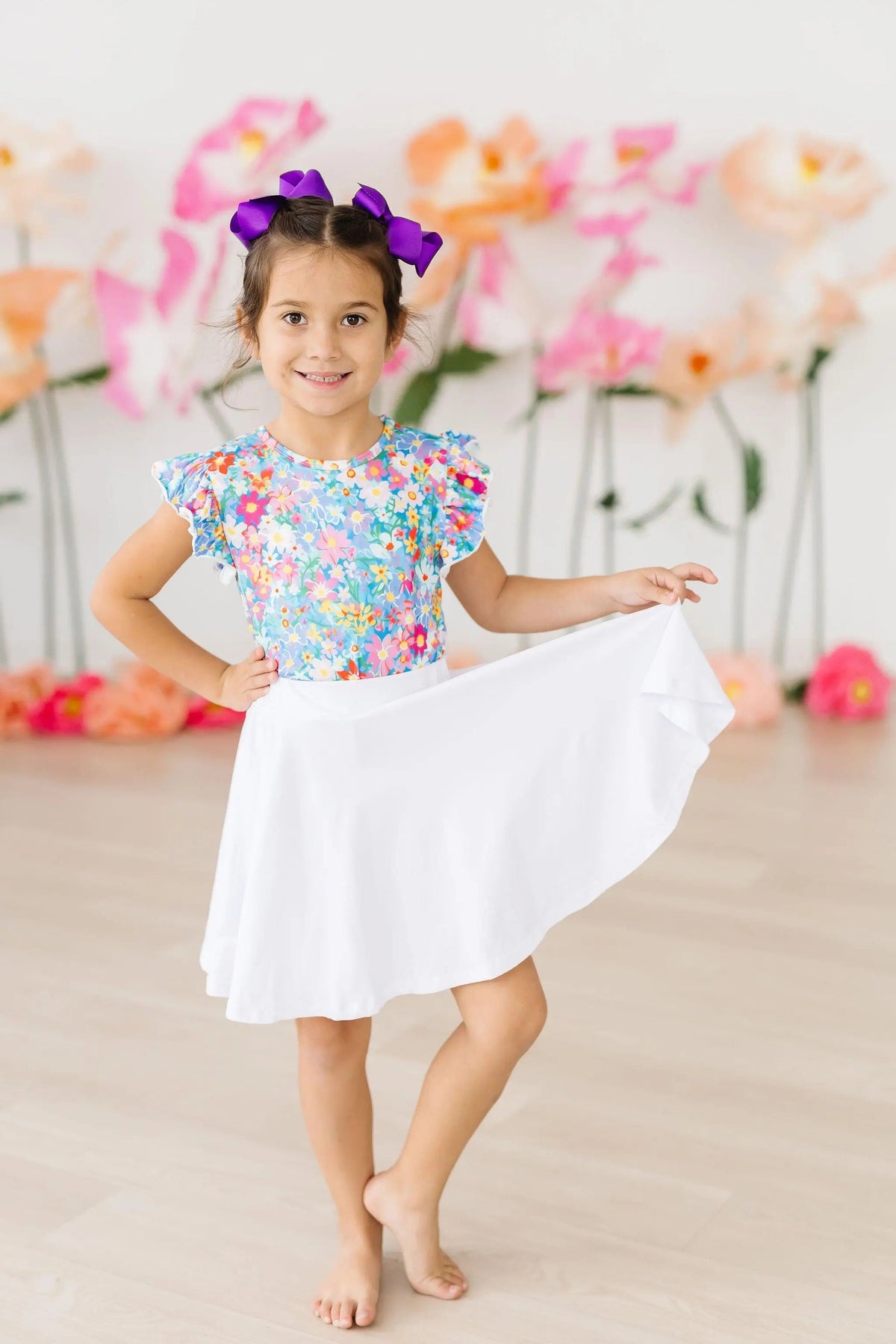 Mila & Rose ® White Twirl Skort - 