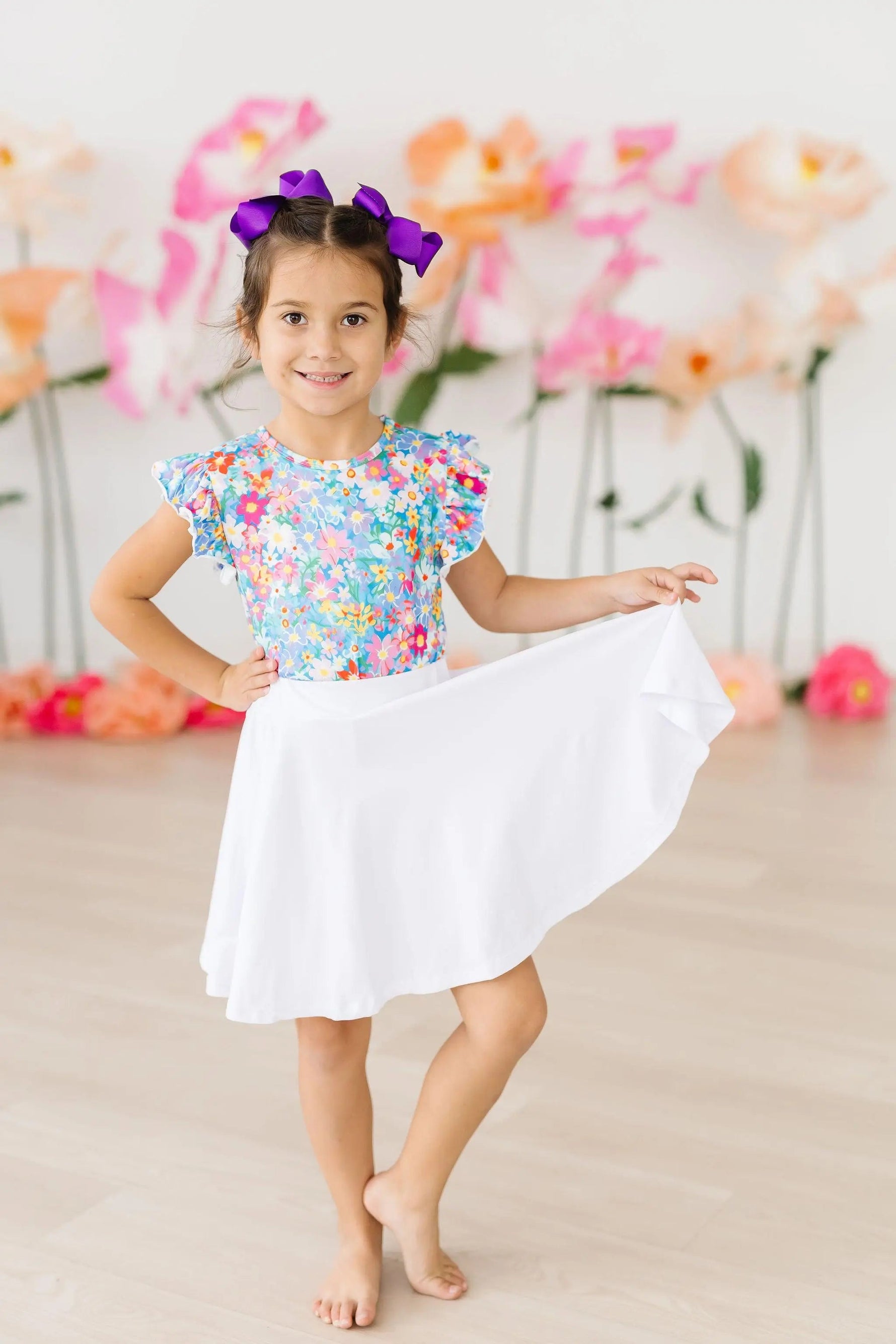 Mila & Rose ® White Twirl Skort - 