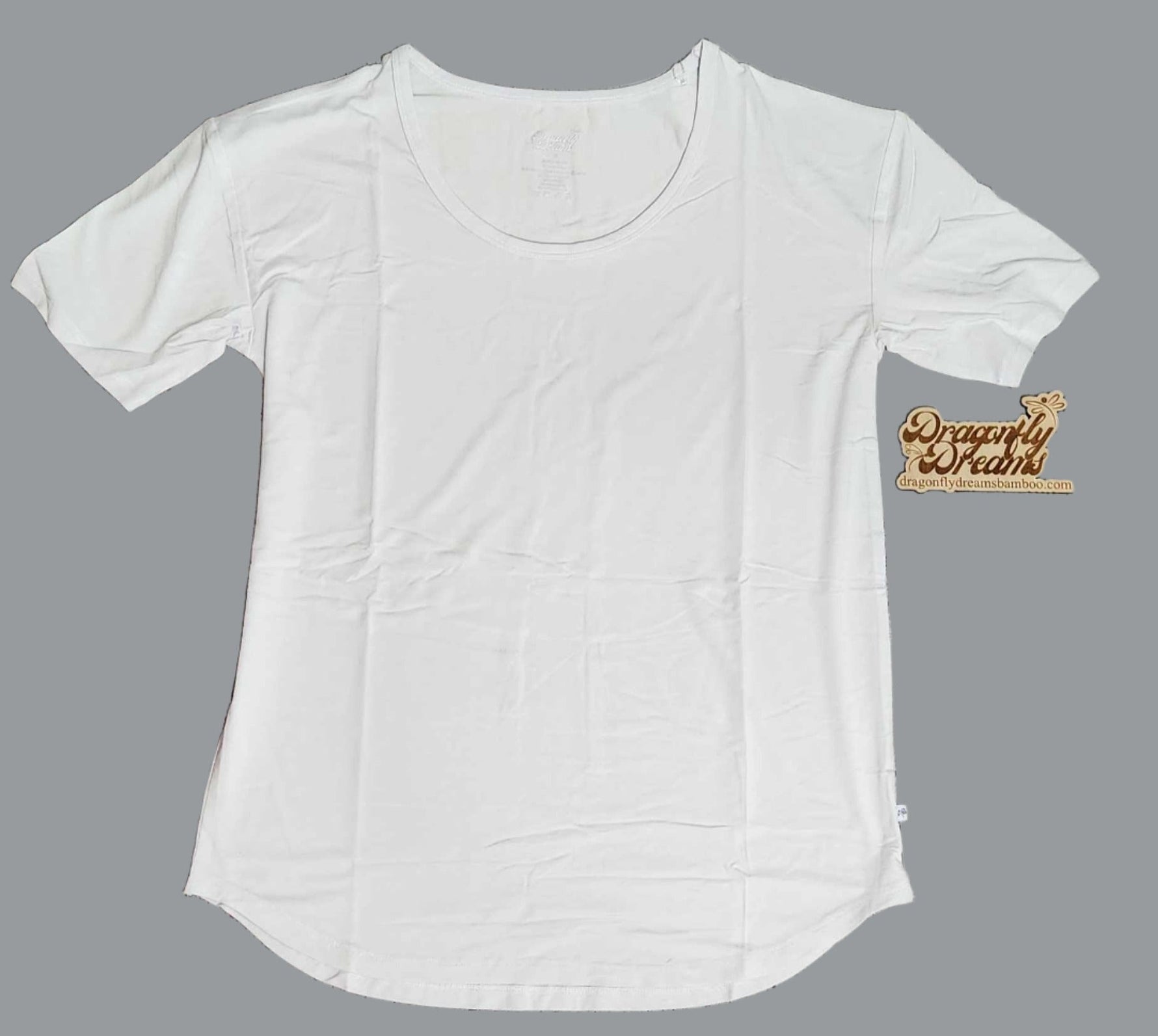 Dragonfly Dreams Bamboo White Women's Top
