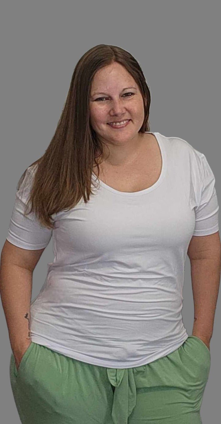 Dragonfly Dreams Bamboo White Women's Top