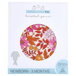 Three Little Tots Wild Child Knotted Newborn Baby Gown - 