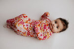 Three Little Tots Wild Child Knotted Newborn Baby Gown - 