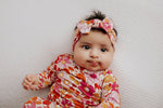 Three Little Tots Wild Child Knotted Newborn Baby Gown - 