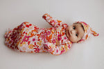 Three Little Tots Wild Child Knotted Newborn Baby Gown - 