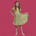 DREAM BIG LITTLE CO WILD DAISY CHECKERS DREAM RUFFLE DRESSEveretts Place
