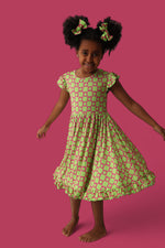 DREAM BIG LITTLE CO WILD DAISY CHECKERS DREAM RUFFLE DRESSEveretts Place