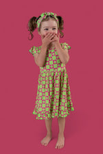 DREAM BIG LITTLE CO WILD DAISY CHECKERS DREAM RUFFLE DRESSEveretts Place