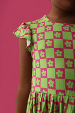 DREAM BIG LITTLE CO WILD DAISY CHECKERS DREAM RUFFLE DRESSEveretts Place