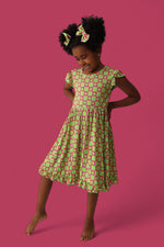 DREAM BIG LITTLE CO WILD DAISY CHECKERS DREAM RUFFLE DRESSEveretts Place