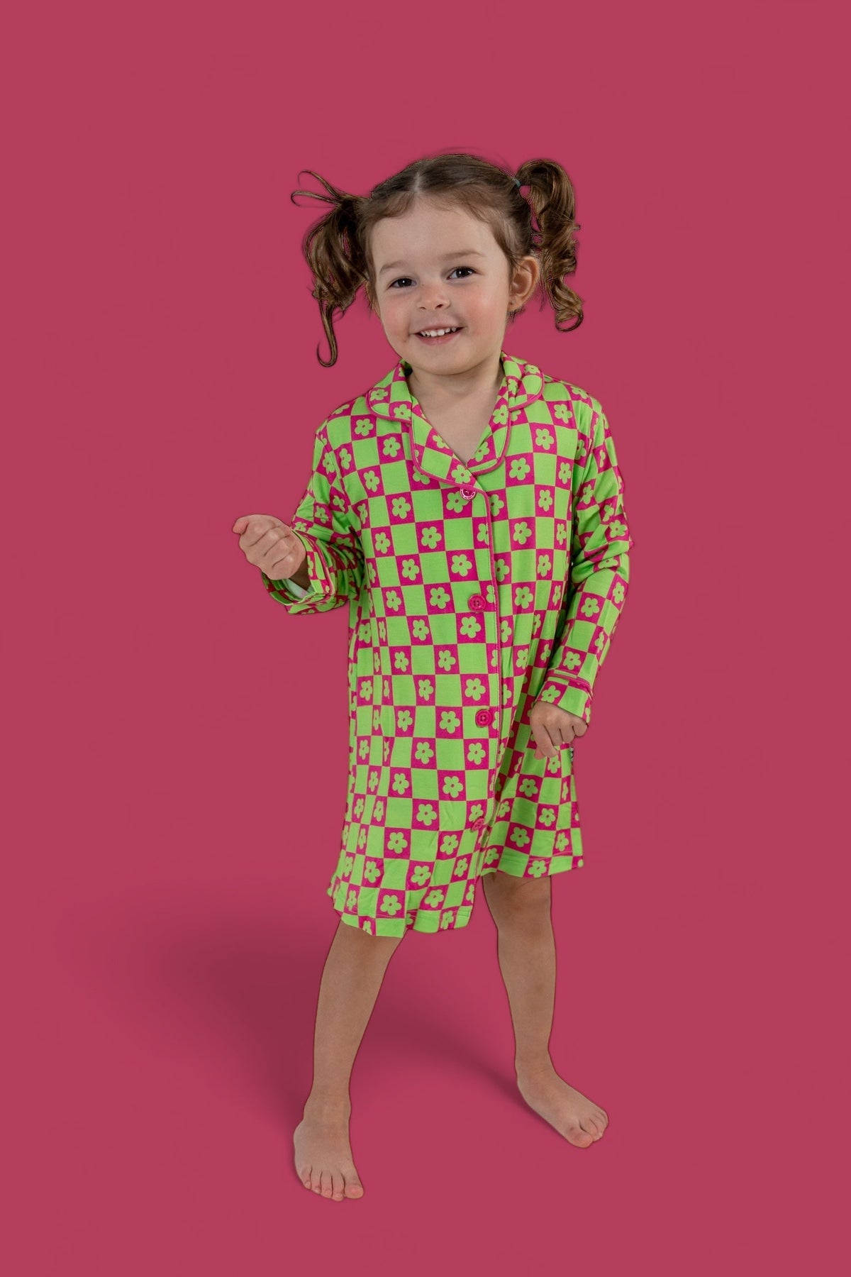 DREAM BIG LITTLE CO WILD DAISY CHECKERS GIRL'S DREAM GOWNEveretts Place