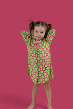 DREAM BIG LITTLE CO WILD DAISY CHECKERS GIRL'S DREAM GOWNEveretts Place
