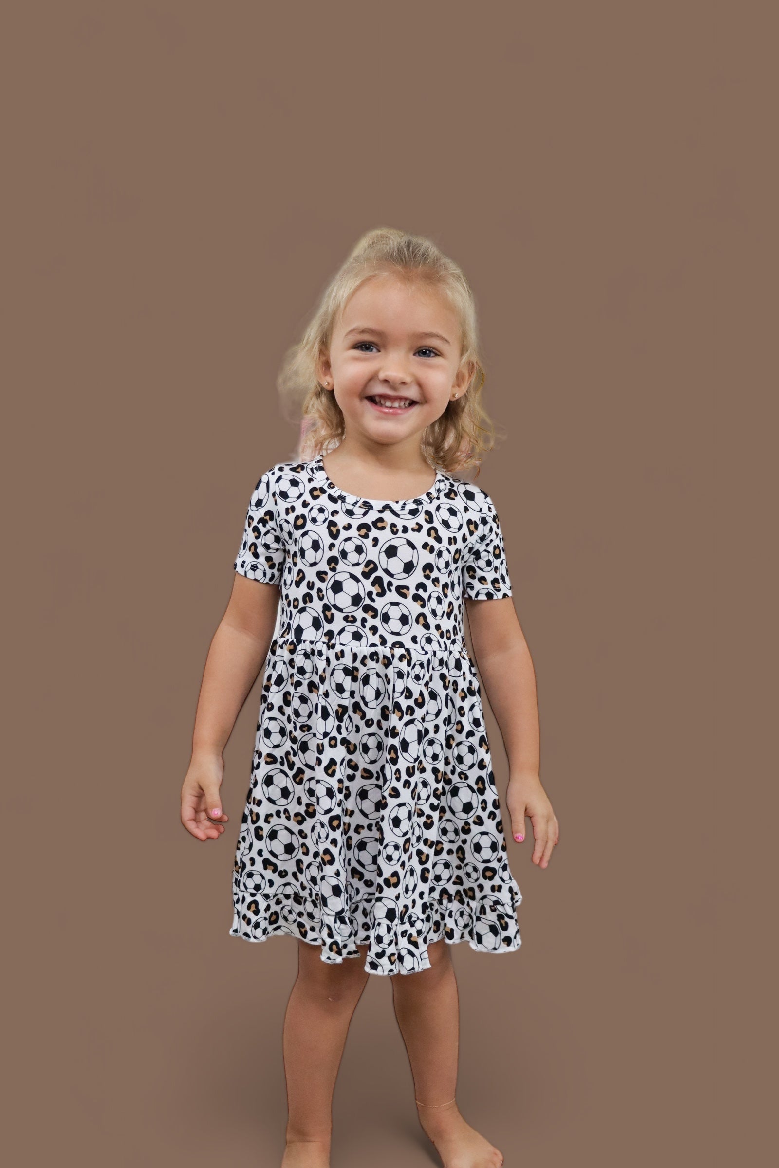 DREAM BIG LITTLE CO WILD GOALS DREAM RUFFLE DRESSEveretts Place