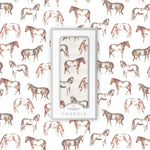 Newcastle Classics Wild Horses Bamboo Swaddle Soft Breathable Muslin for Newborns - Baby & Toddler > Swaddling & Receiving Blankets Bamboo Swaddle