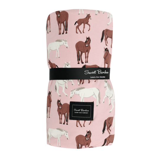 Wild Horses Big Kid Cloud Blanket 60x40 Sweet Bamboo Sweet Bamboo Everetts Place: Online Boutique
