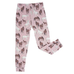 Sweet Bamboo Wild Horses Big Kid Pajama Set - 