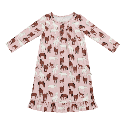Sweet Bamboo Wild Horses Boho Tea Length Dress For Girls Sweet Bamboo Everetts Place: Online Boutique