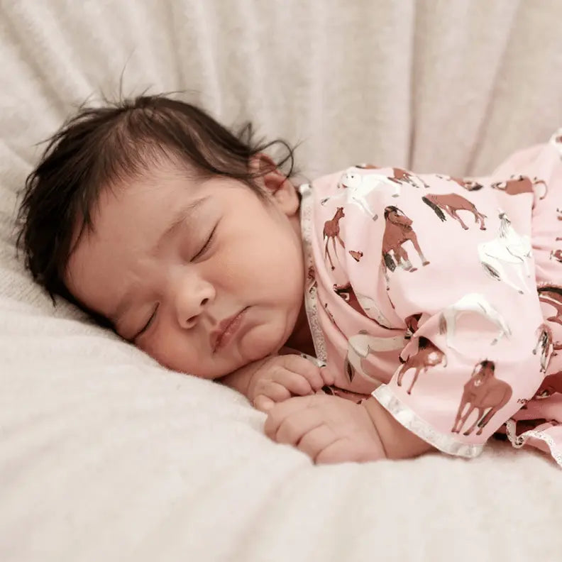 Wild Horses Ruffle Gown - Cheek, Skin, Face, Baby & Toddler Clothing, Nose | Everetts Place