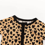 Dreamlet Wild Love Convertible Zip Footies for Babies 12 to 18M - Everetts Place Boutique - 