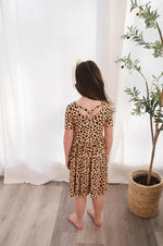 Dreamlet Wild Love Twirl Dress Short Sleeve Kids Dreamlet Bamboo - Everetts Place Boutique - 