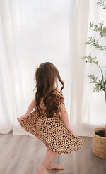 Dreamlet Wild Love Twirl Dress Short Sleeve Kids Dreamlet Bamboo - Everetts Place Boutique - 