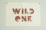 Little Joy Co. Wild One First Birthday Canvas Banner Dinosaur Theme - Everetts Place Boutique - 