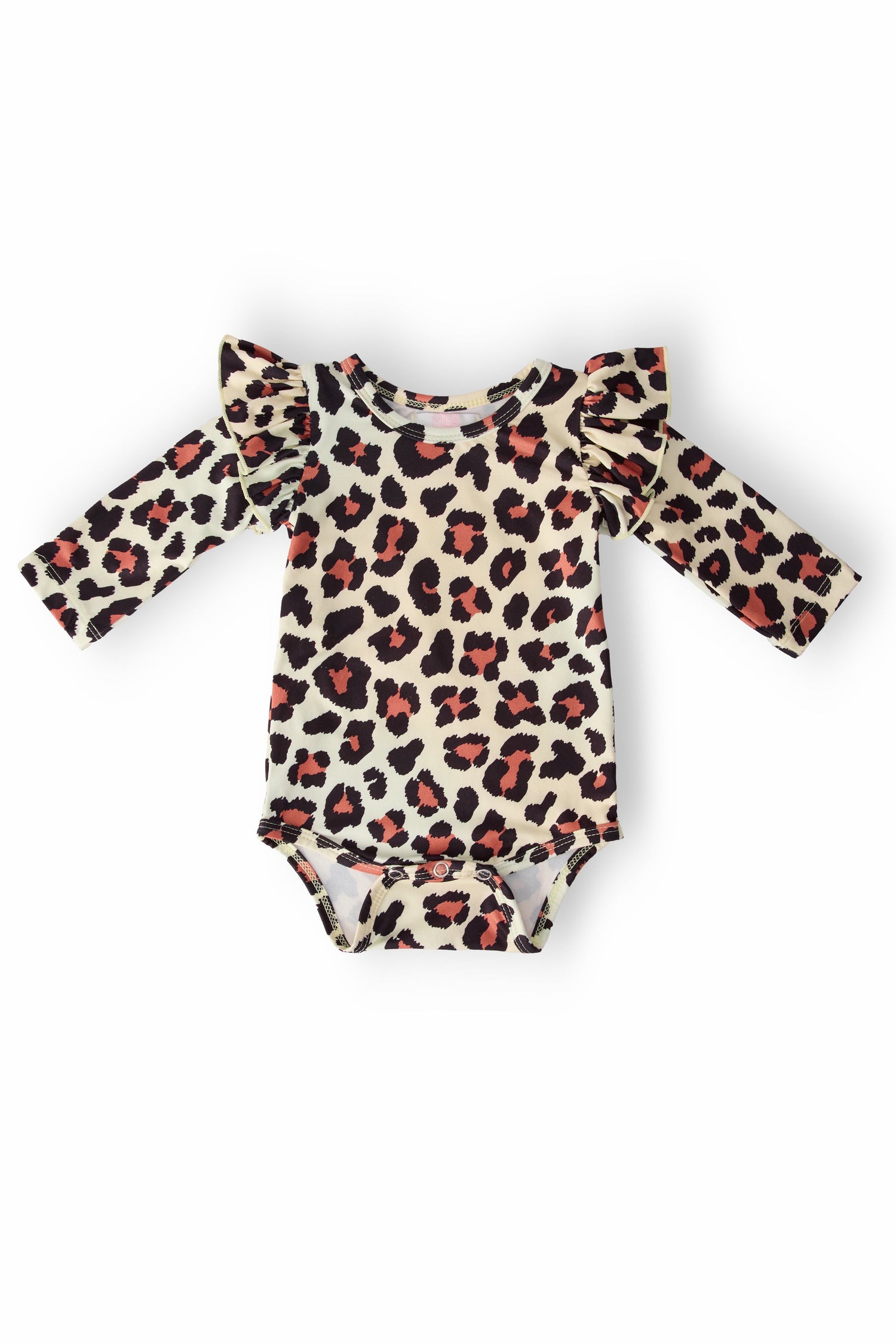 Wild One L/S Flutter Bodysuit - Sleeve, Baby & Toddler Clothing, Textile, Infant bodysuit, Leotard | Everetts Place