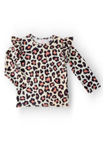 Wild One L/S Ruffle Tee - Sleeve, Textile, Long-sleeved T-shirt, Baby & Toddler Clothing, Active Shirt | Everetts Place