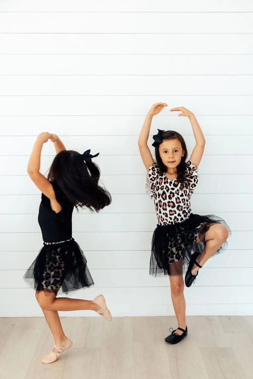 Mila & Rose ® Wild One S/S Flutter Sleeve Leotard - 
