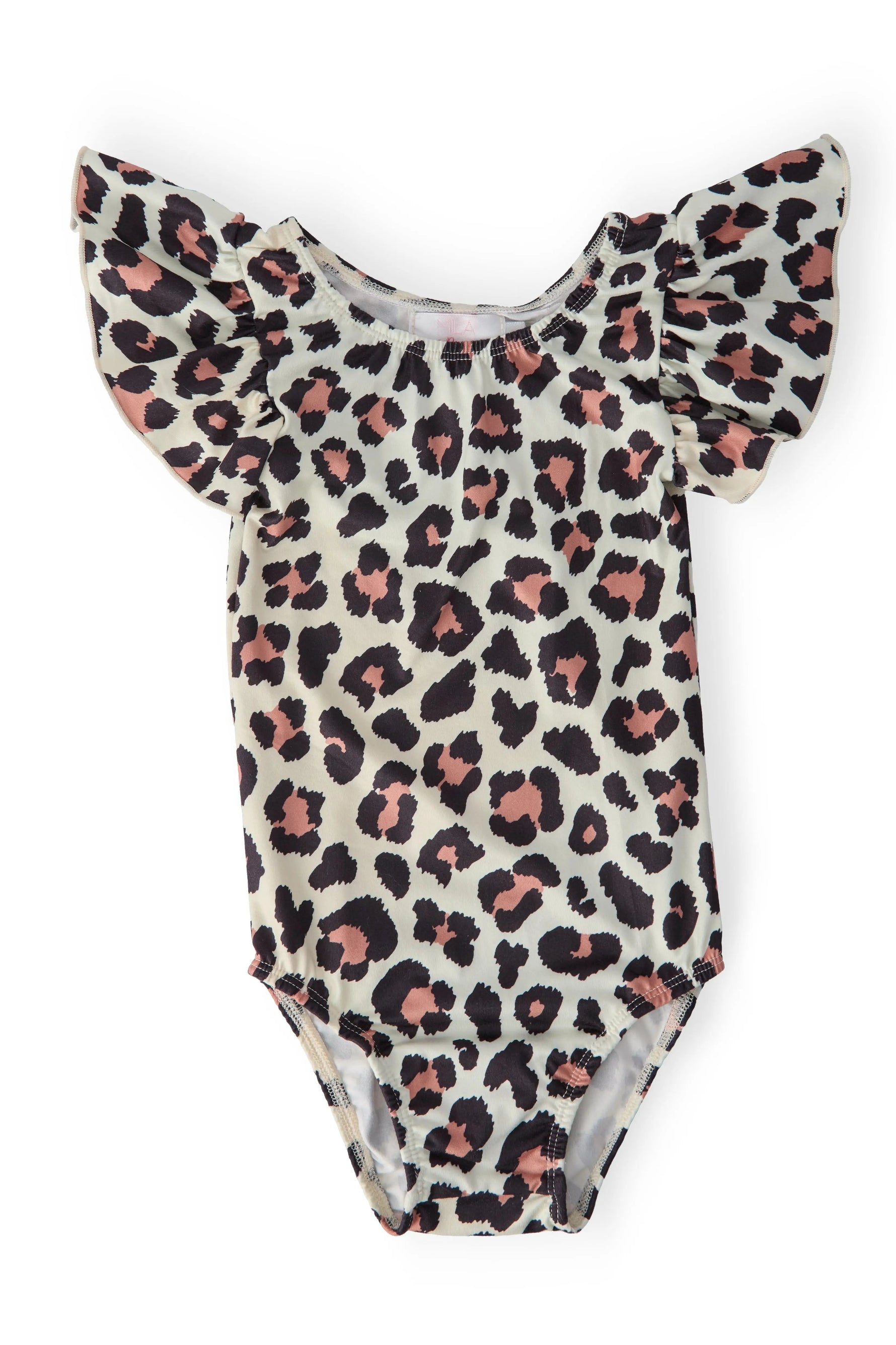 Mila & Rose ® Wild One S/S Flutter Sleeve Leotard - 