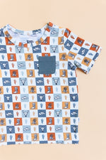 DREAM BIG LITTLE CO WILD WEST CHECKERS DREAM POCKET TEEEveretts Place