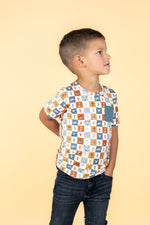 DREAM BIG LITTLE CO WILD WEST CHECKERS DREAM POCKET TEEEveretts Place