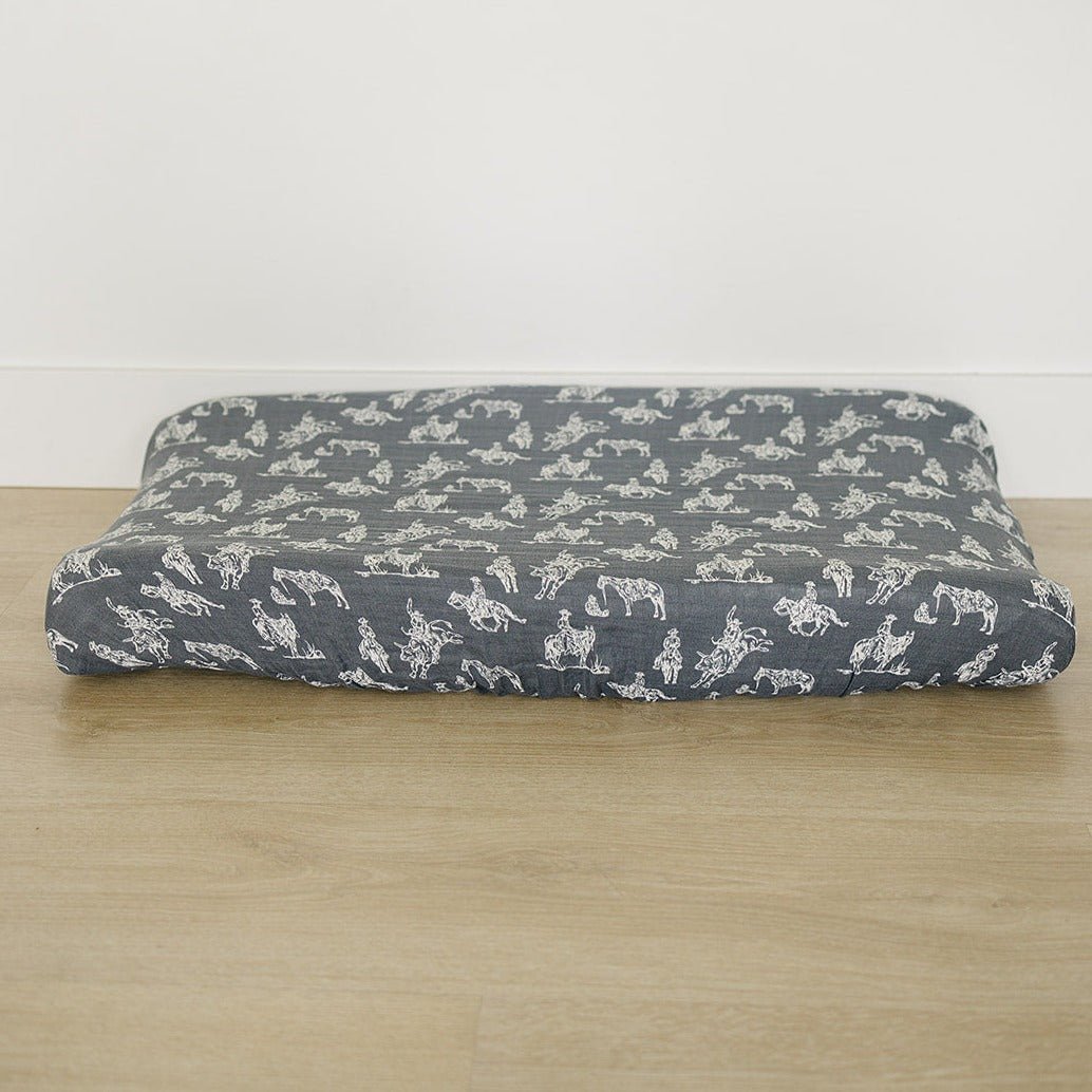 Mebie Baby Wild West Muslin Changing Pad Cover for Nursery by Mebie Baby - 