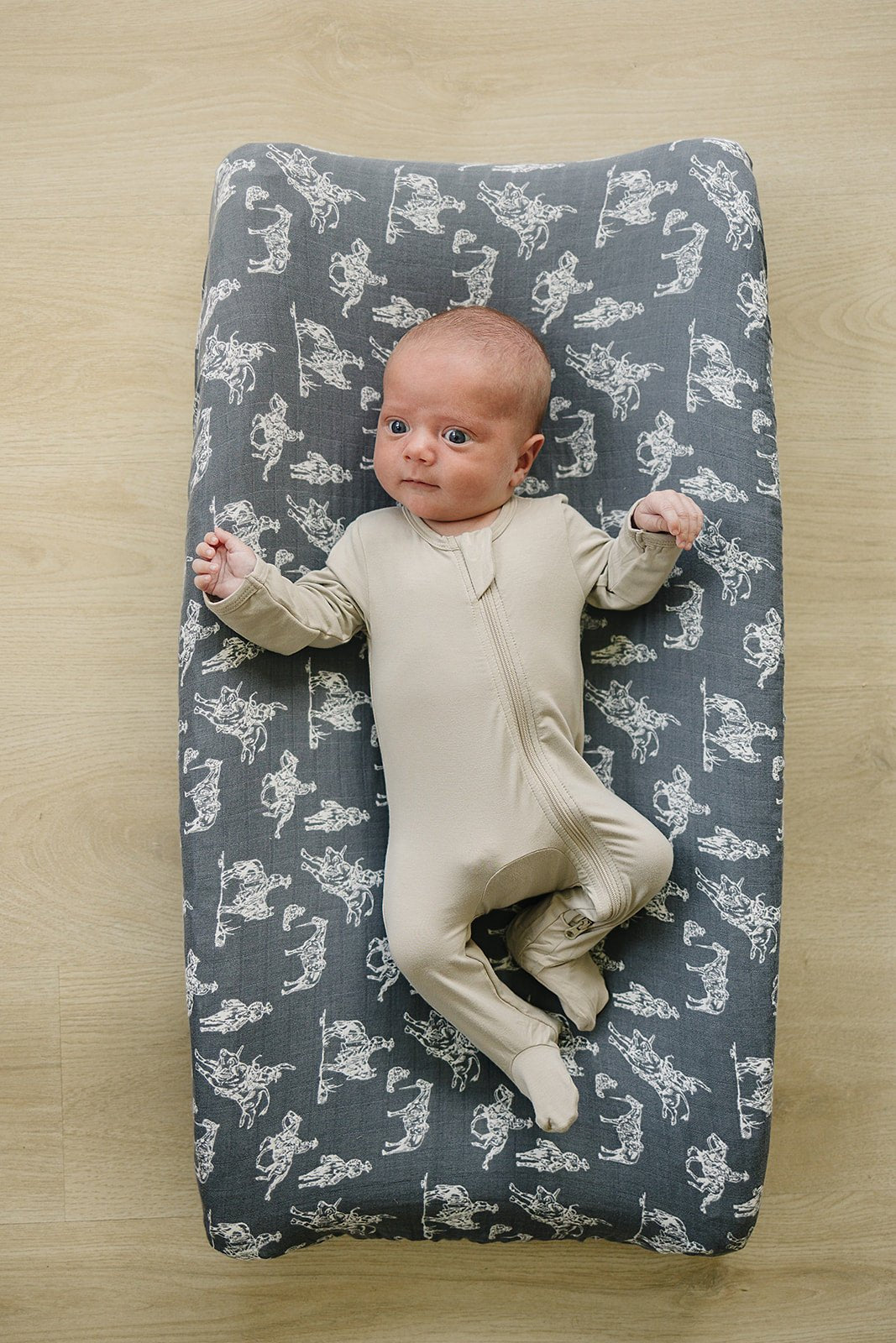 Mebie Baby Wild West Muslin Changing Pad Cover for Nursery by Mebie Baby - 